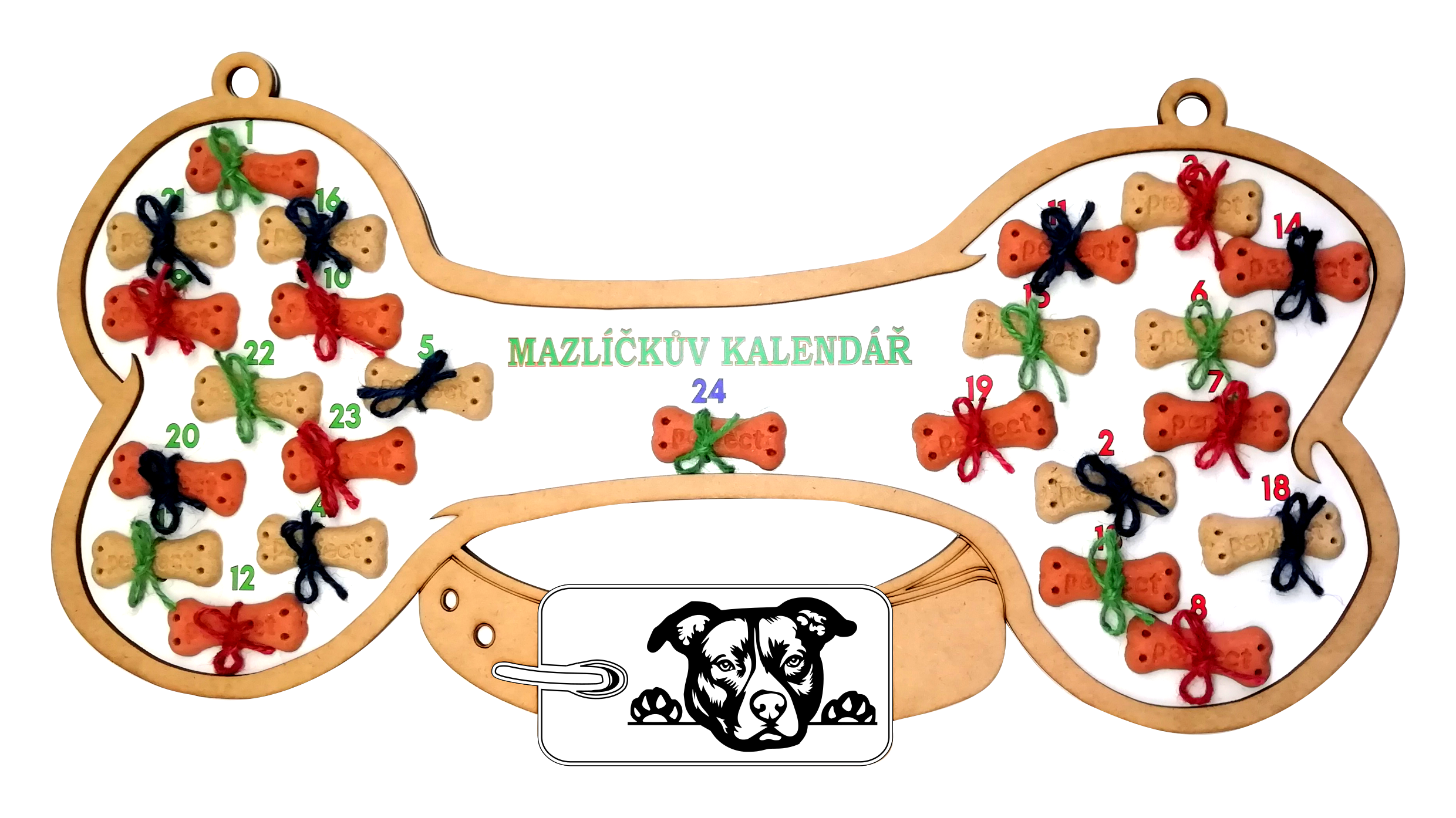 Adventní kalendář pro mazlíčka Pitbull