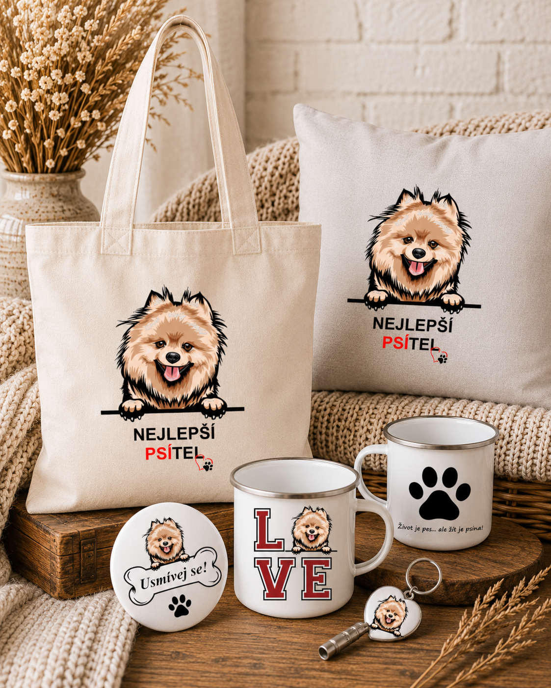 Sada Nejlepší PSÍTEL - Pomeranian