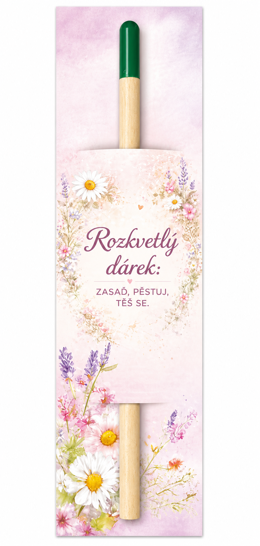 Kvetoucí tužka "Rozkvetlý dárek"