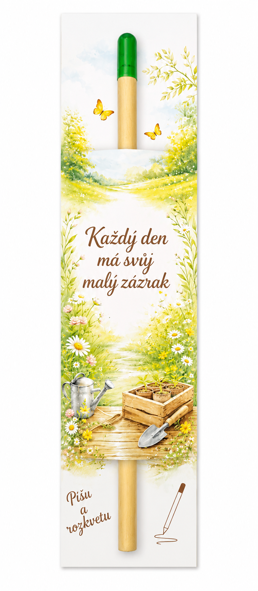 Kvetoucí tužka "Každý den má svůj malý zázrak"