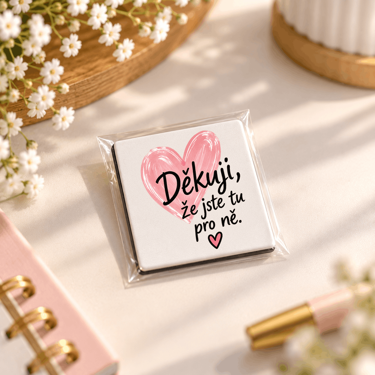 magnet "Děkuji, že jste tu pro ně"