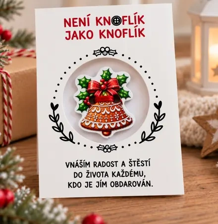 Knoflík štěstí – zvonek