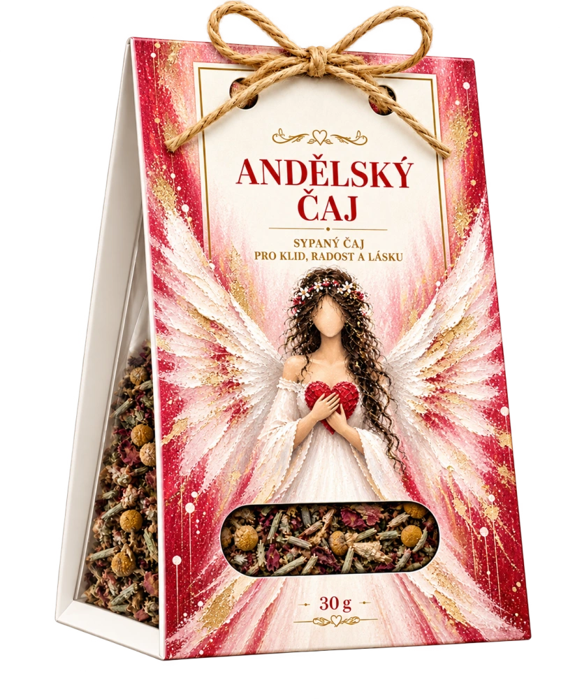 Čaj ovocný sypaný 30g, různé příchutě - Andělská (červená)