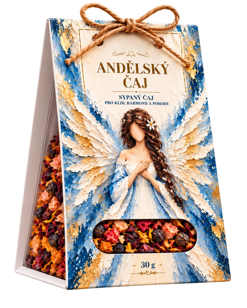 Andělský sypaný čaj – 30 g (sv.modrý)