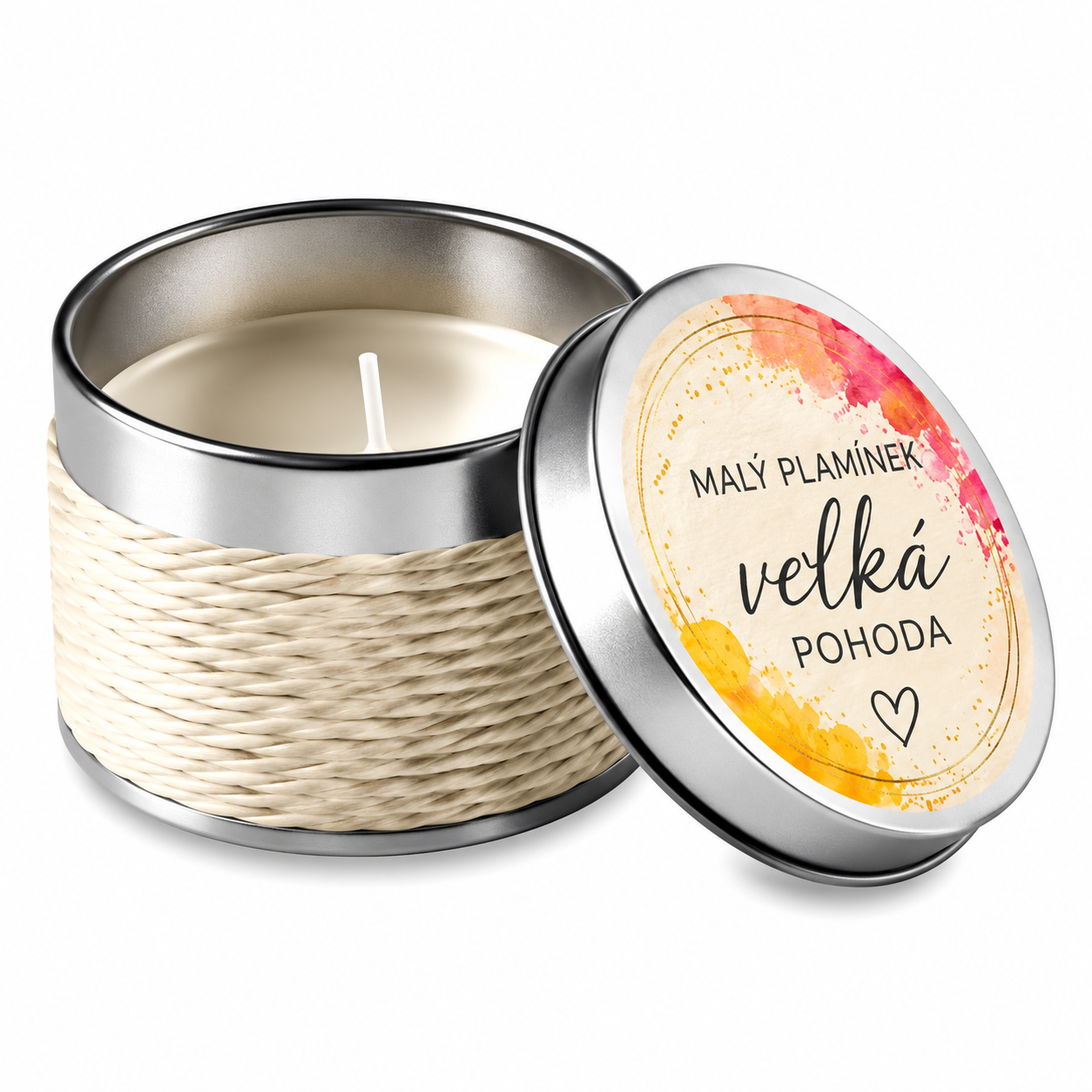Vonná svíčka – Malý plamínek velká pohoda, 60 g