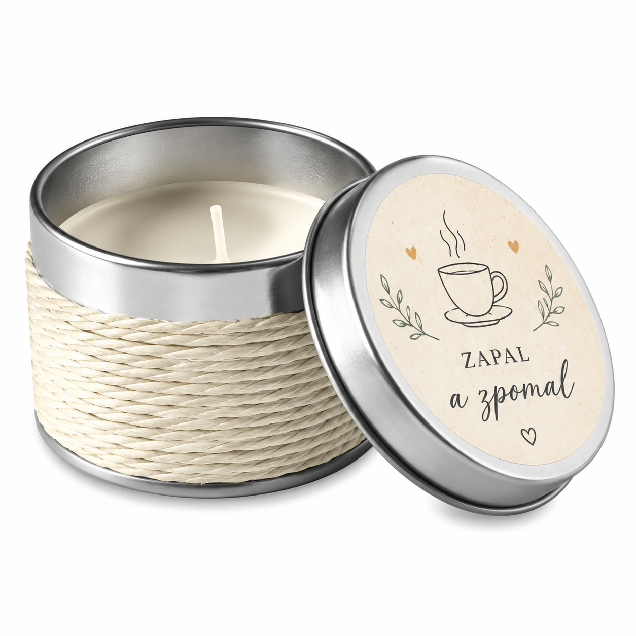 Vonná svíčka – Zapal a zpomal, 60 g