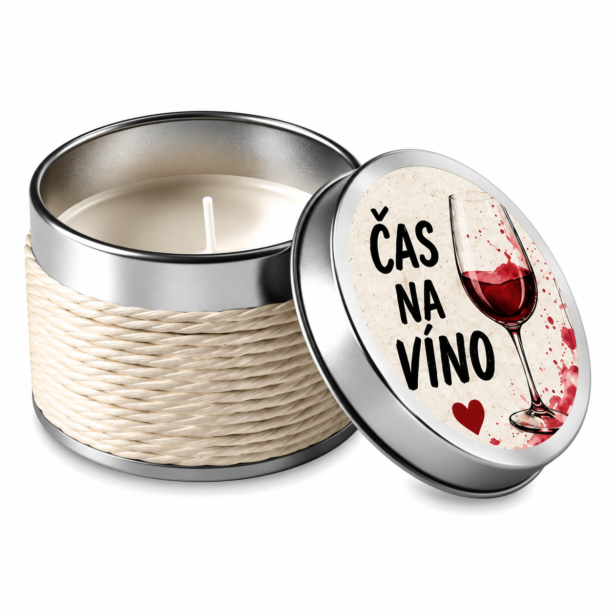 Vonná svíčka – Čas na víno, 60 g