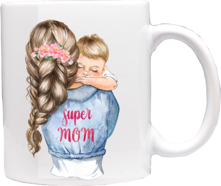 hrneček pro maminku motiv Best mom chlapec A