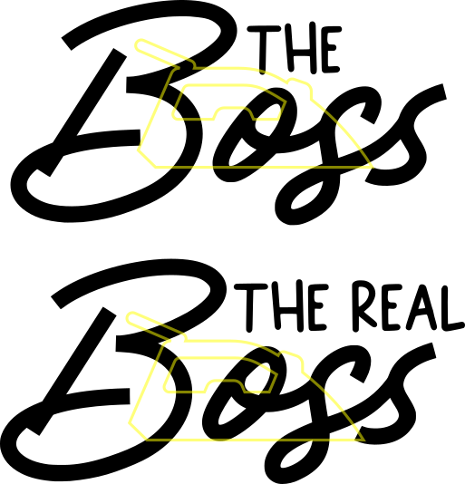 nažehlovačka 2ks Boos bílá