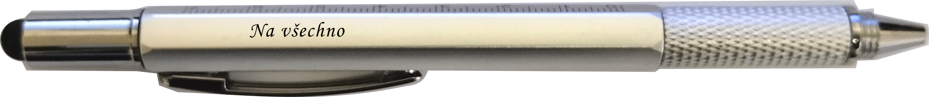 Multipropiska 6v1 s potiskem Na všechno stříbrná