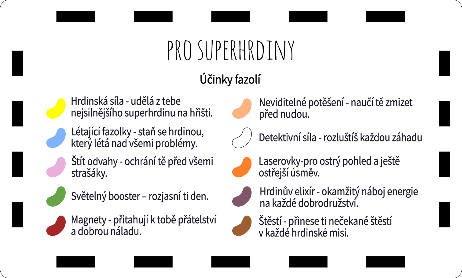 Veselé fazolky - pro superhrdiny