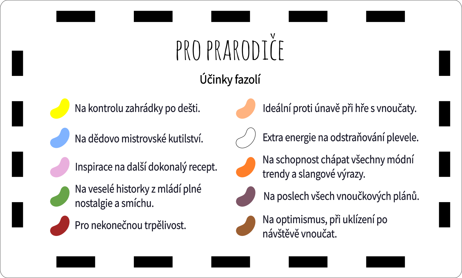 Veselé fazolky - pro prarodiče