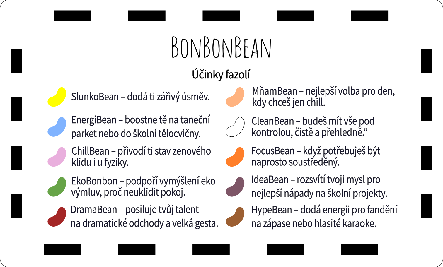 Veselé fazolky - BonBonBean