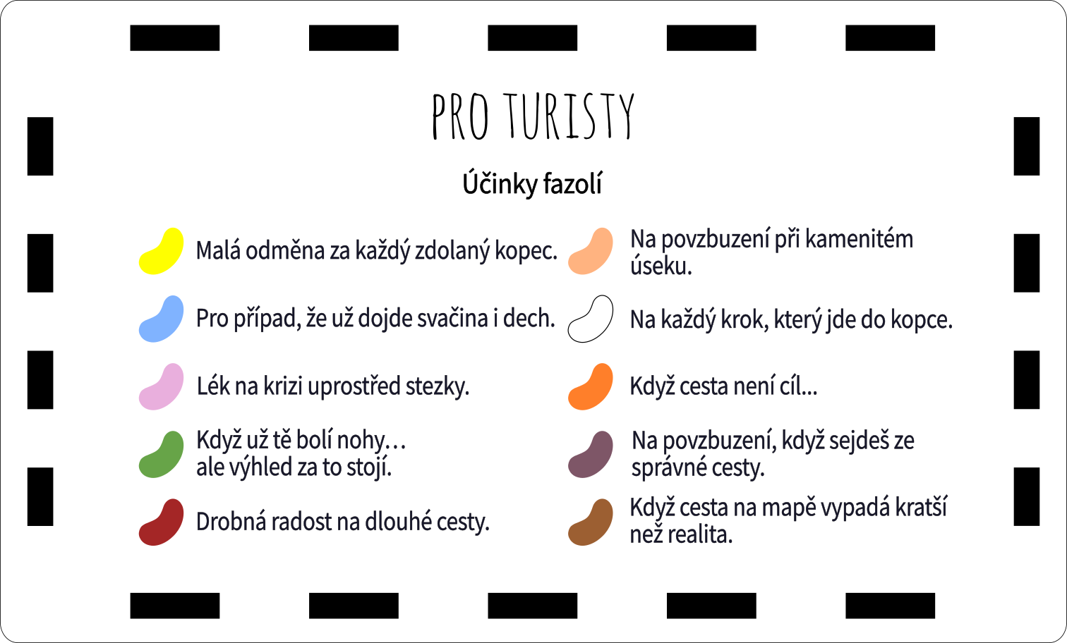 Veselé fazolky - pro turisty