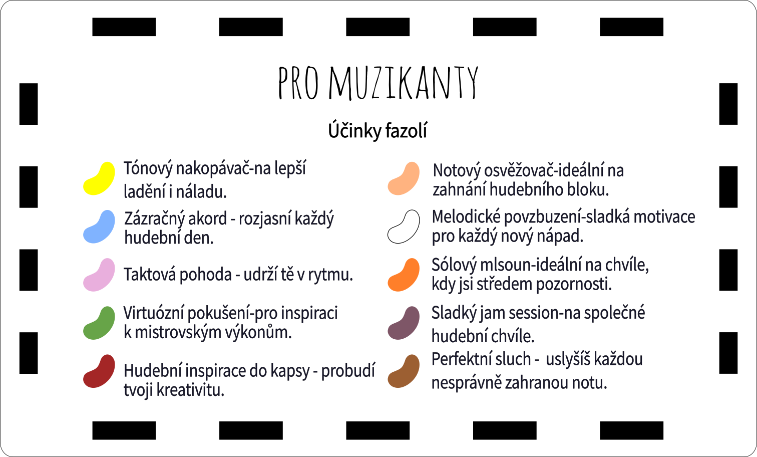 Veselé fazolky - pro muzikanty