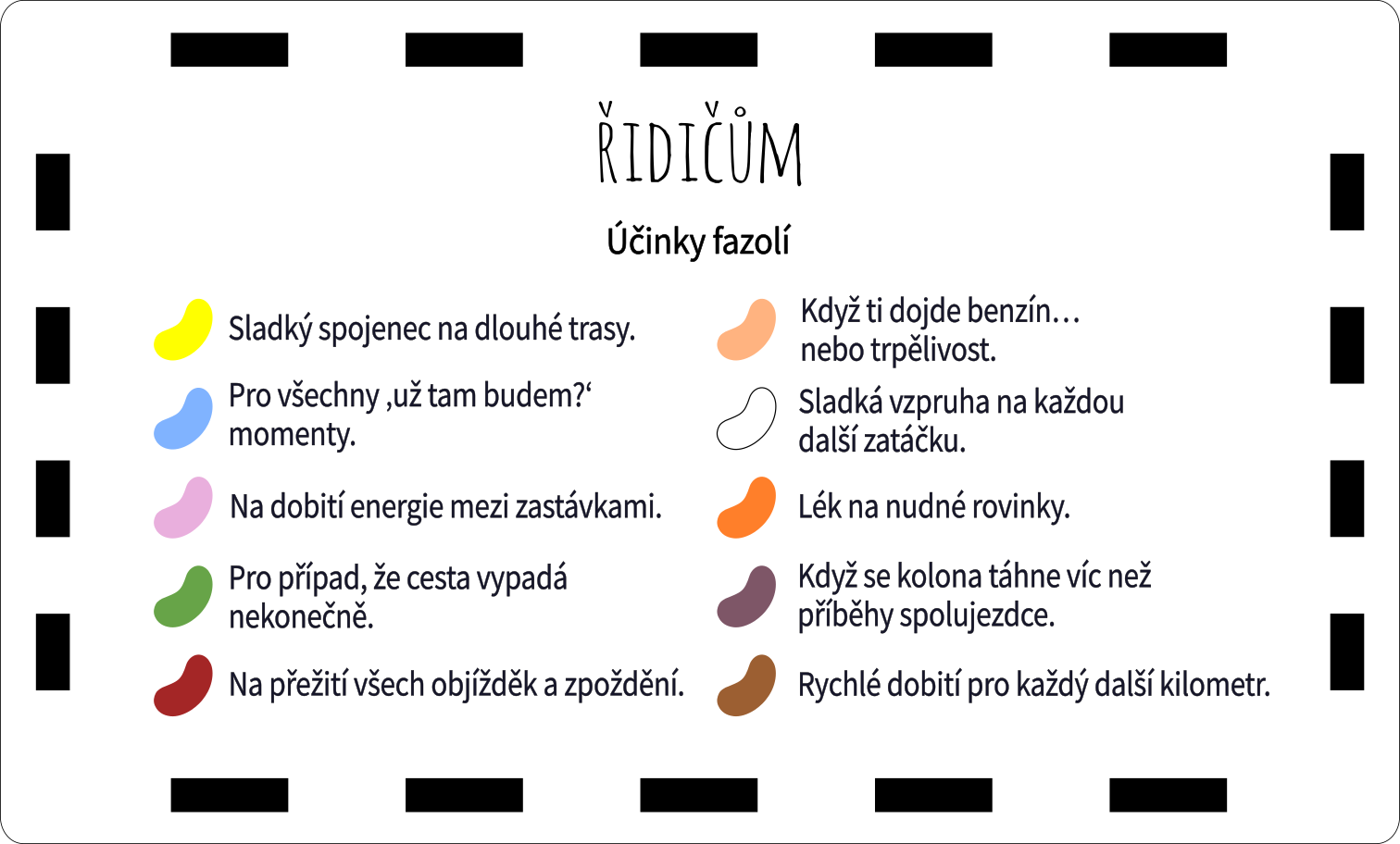 Veselé fazolky - řidičům