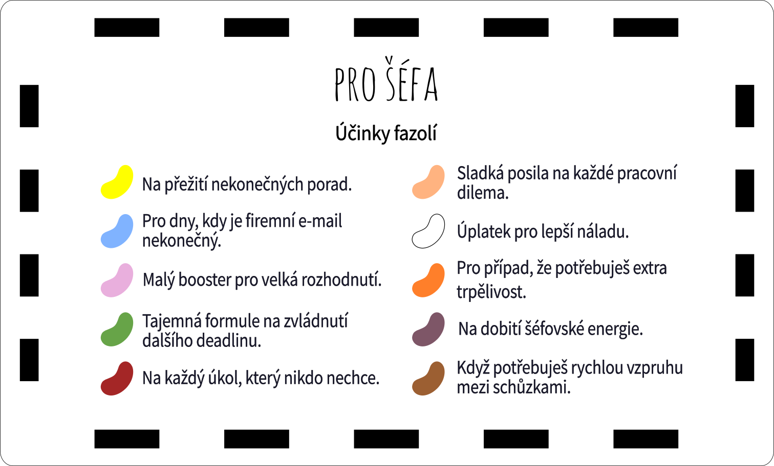 Veselé fazolky - pro šéfa