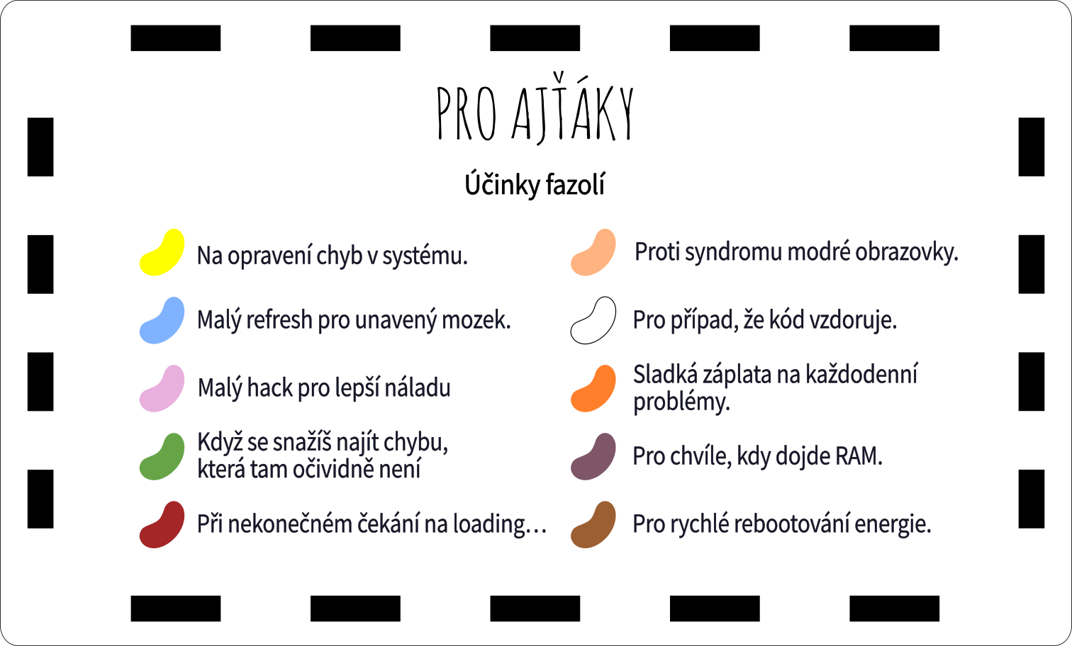 Veselé fazolky - pro ajťáky