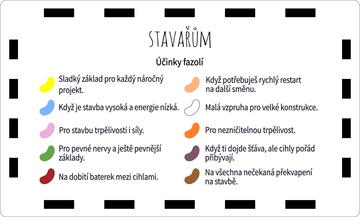 Veselé fazolky - stavařům