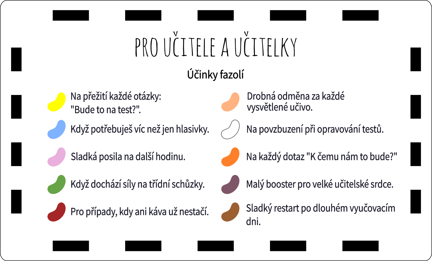Veselé fazolky - pro učitele a učitelky 