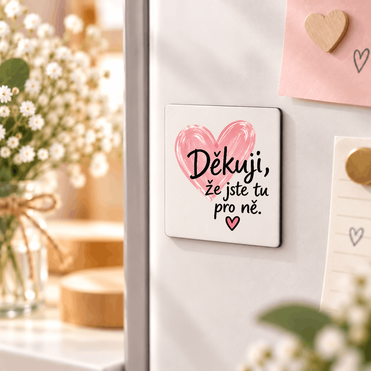 magnet "Děkuji, že jste tu pro ně"