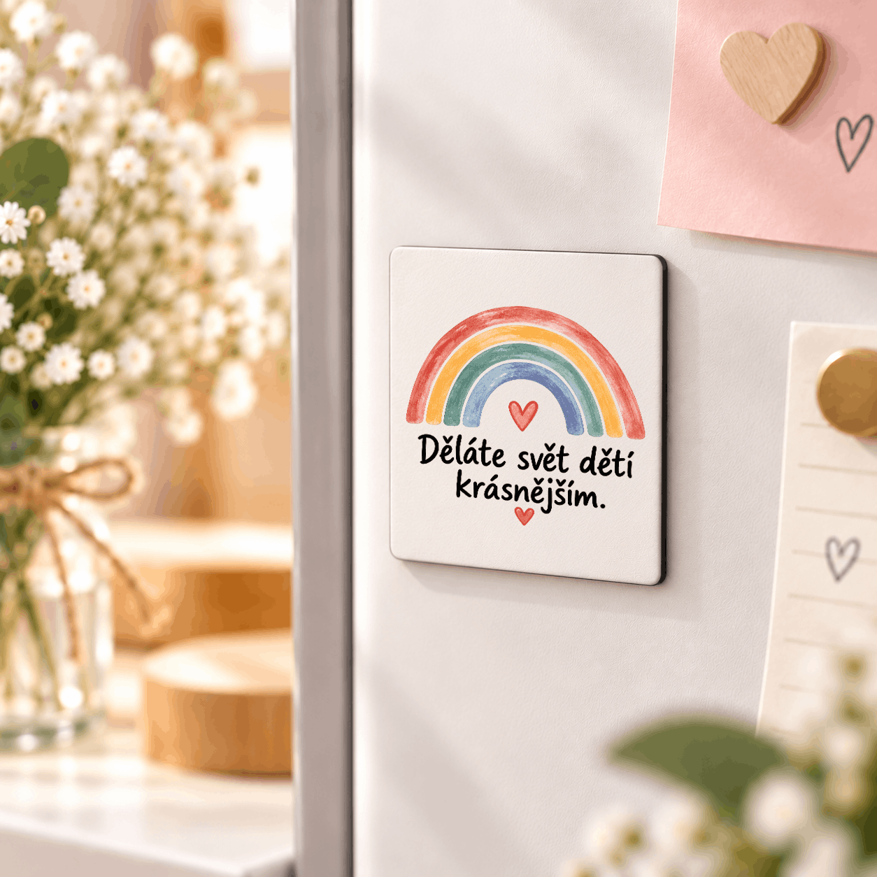 magnet "Děláte svět dětí krásnějším"