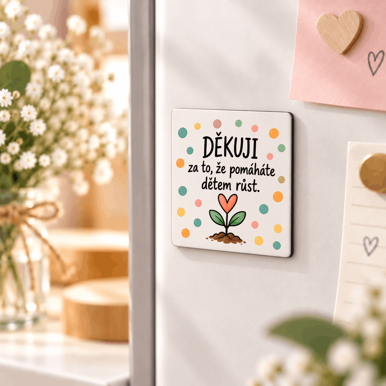 magnet "Děkuji za to, že pomáháte dětem růst"