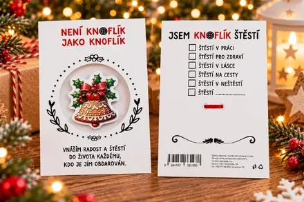 Knoflík štěstí – zvonek