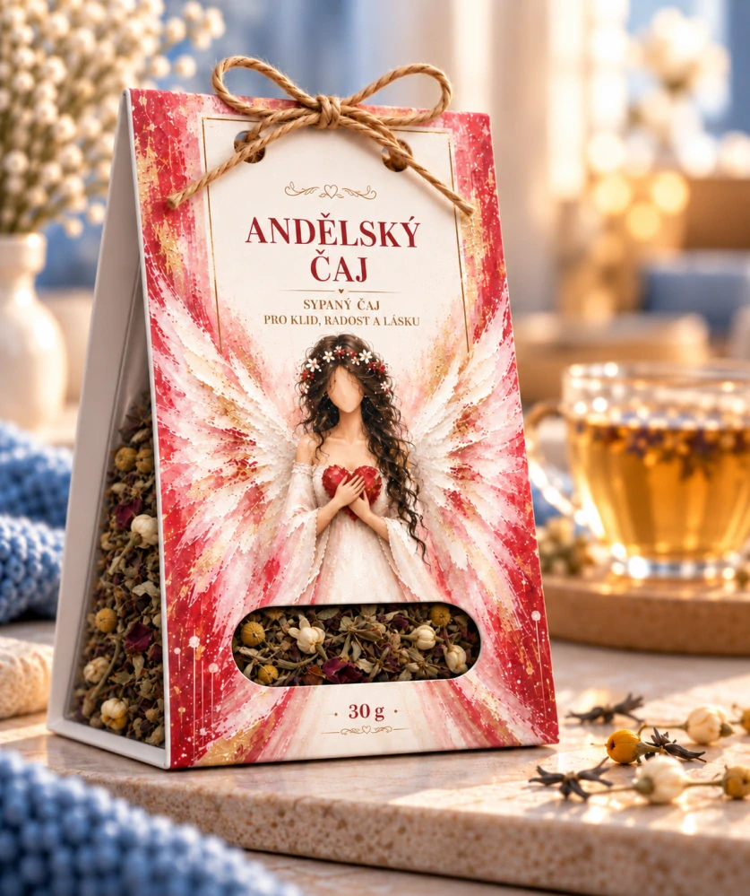Čaj ovocný sypaný 30g, různé příchutě - Andělská (červená)