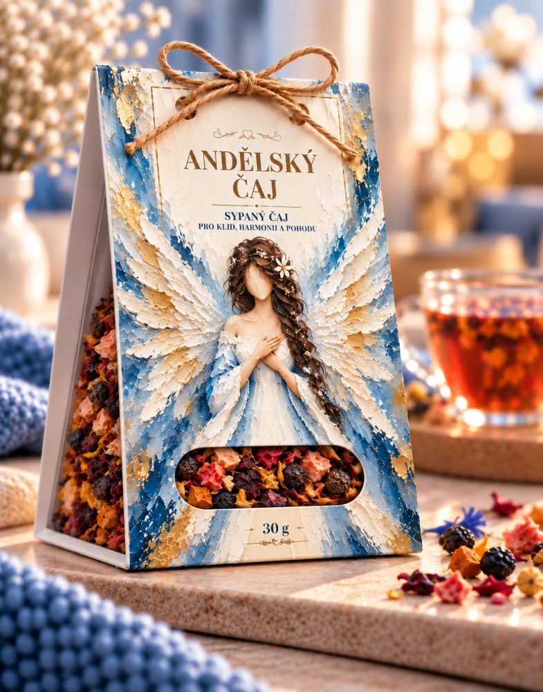 Andělský sypaný čaj – 30 g (sv.modrý)