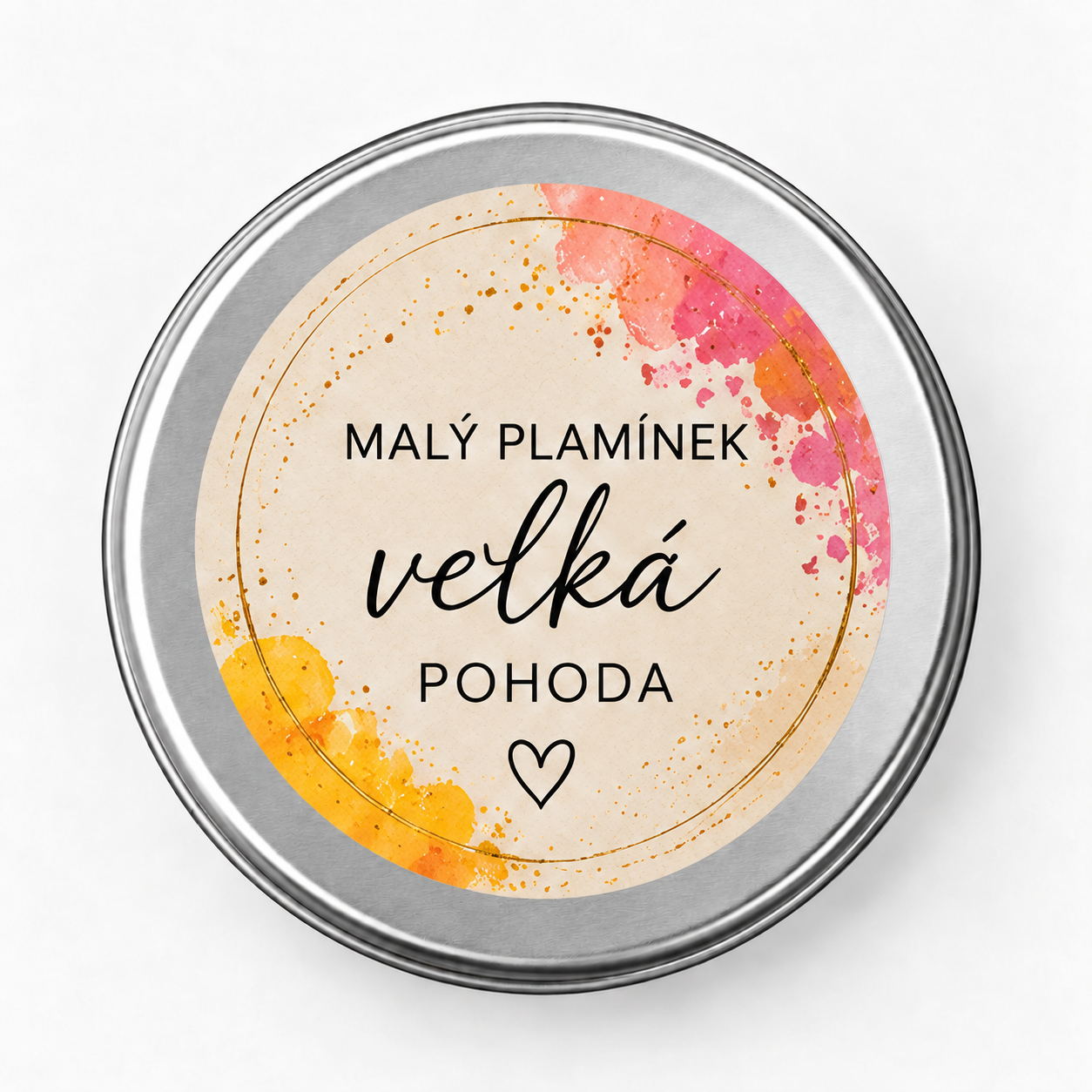 Vonná svíčka – Malý plamínek velká pohoda, 60 g