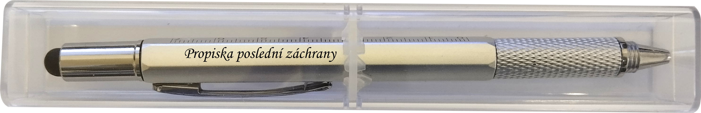 Multipropiska 6v1 s potiskem Nářadíčko pro tebe stříbrná