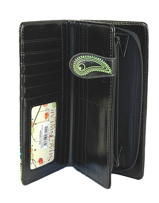 Peněženka velká  - paví pero