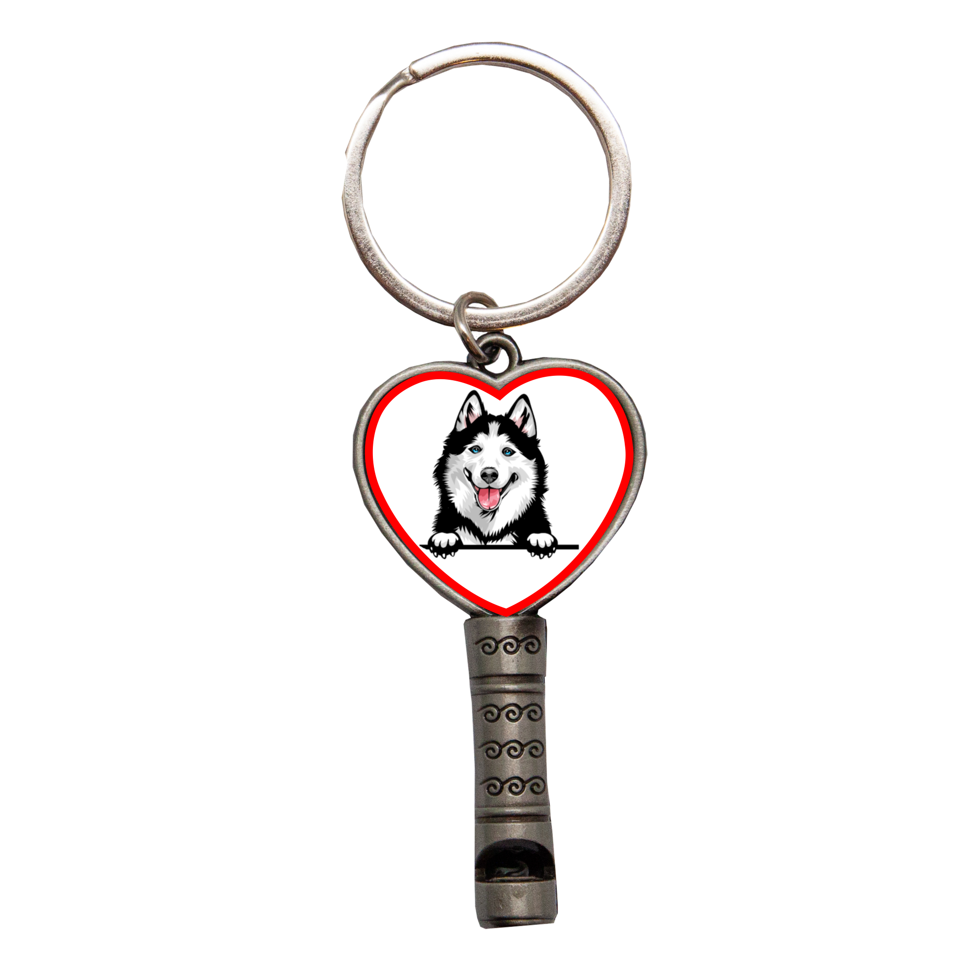 Set plecháček, podtácek, přívěšek motiv Sibiřský husky