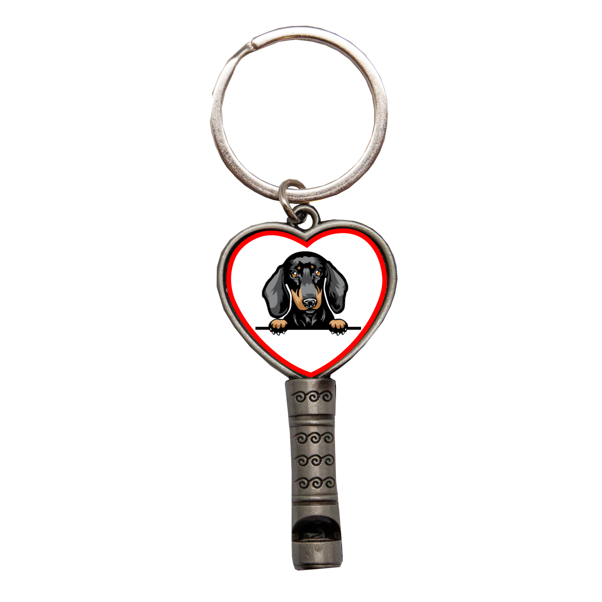 Set plecháček, podtácek, přívěšek motiv Jezevčík dlouhé uši