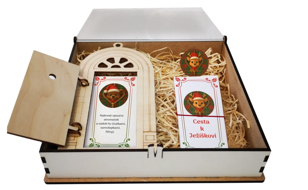 Adventní kalendář s úkoly pro děti – Cesta k Ježíškovi (zelená)