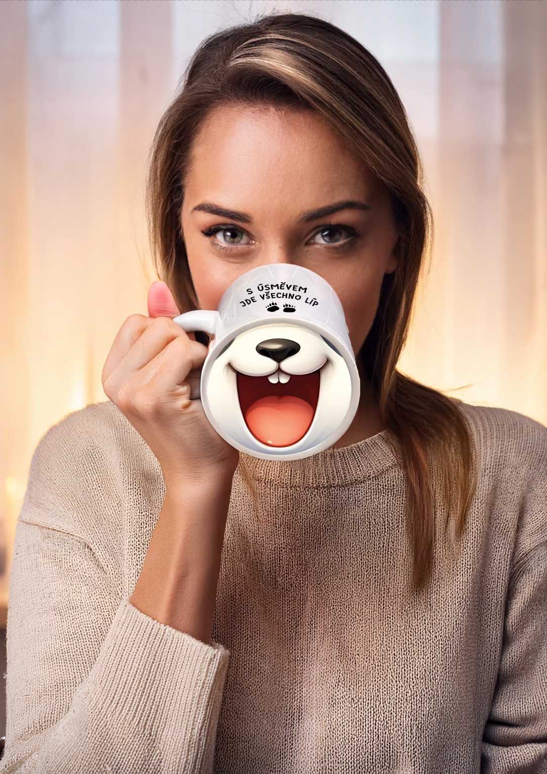 Hrneček čumáček - panda