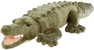 plyšový Obří krokodýl mořský 76 cm