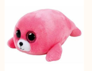 Tuleň růžový očka 15 cm