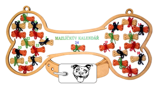 Adventní kalendář pro mazlíčka Boxer