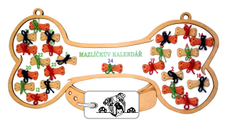 Adventní kalendář pro mazlíčka Bulldog