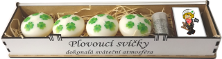 sada plovoucích svíček Vánoce