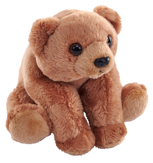 Plyš kapsáček medvěd grizzly ECO WR