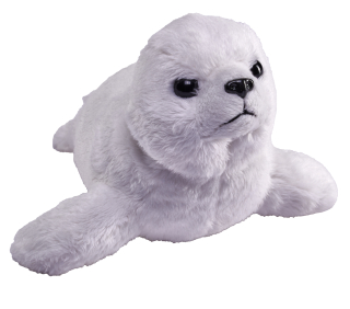 Plyš kapsáček tuleň grónský 13 cm ECO WR