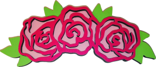 čelenka Růže léto