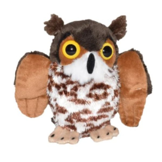 Plyš kapsáček sova 13 cm ECO WR