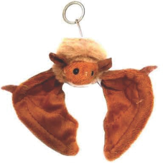 Plyš klíčenka netopýr 12cm