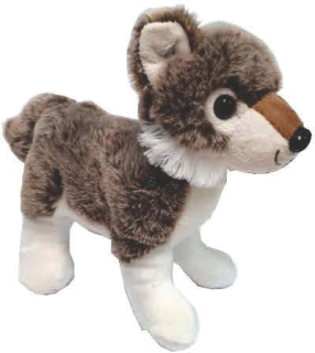 Plyš vlk sedící 20cm