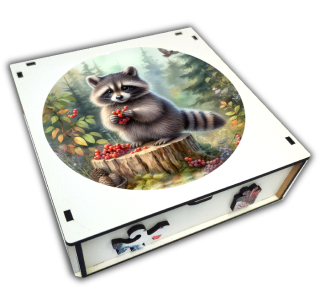 Puzzle 27cm v krabičce - mýval
