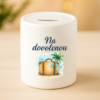 Keramická pokladnička - Na dovolenou